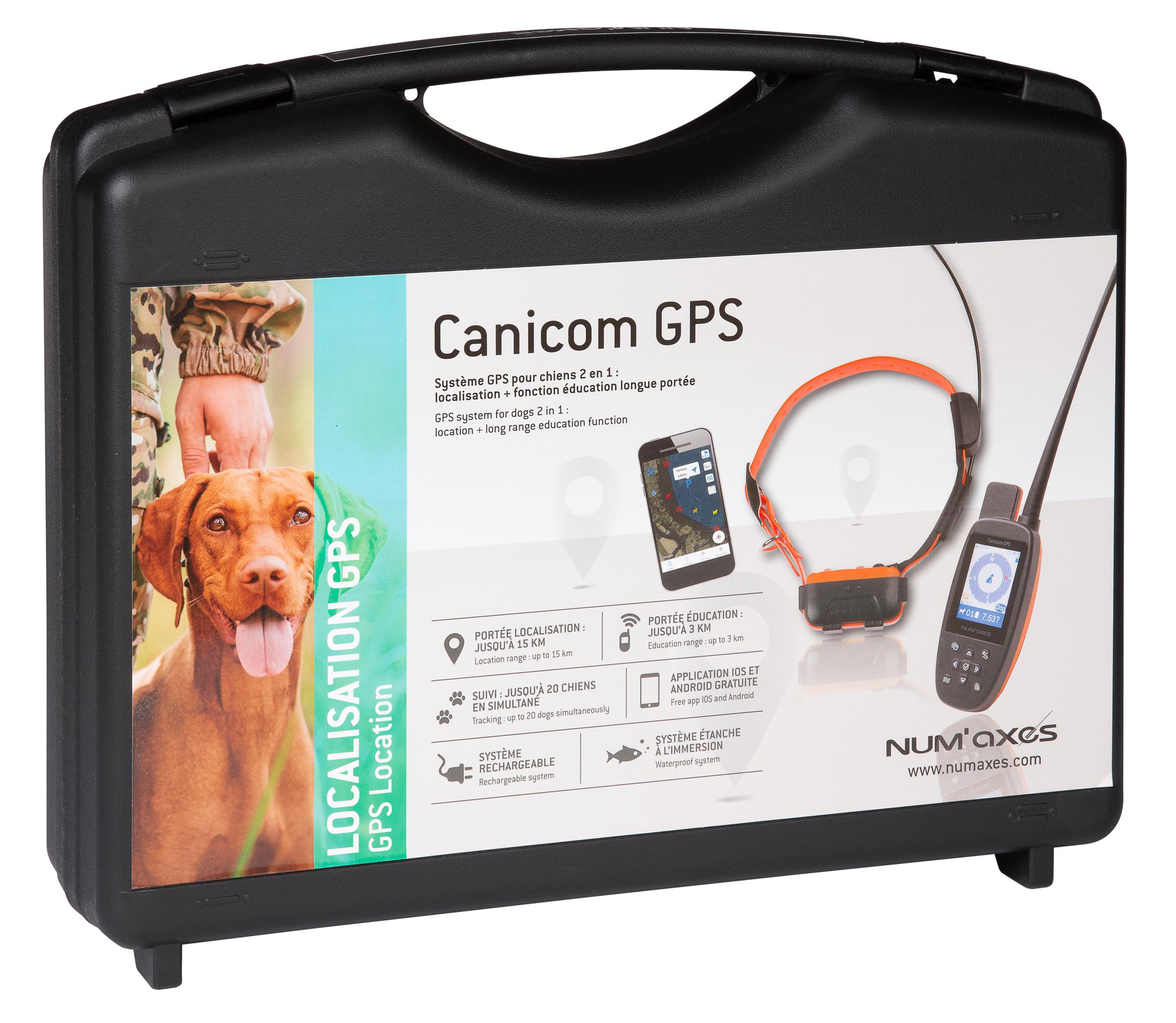 Kit Collier GPS Canicom NUM'AXES